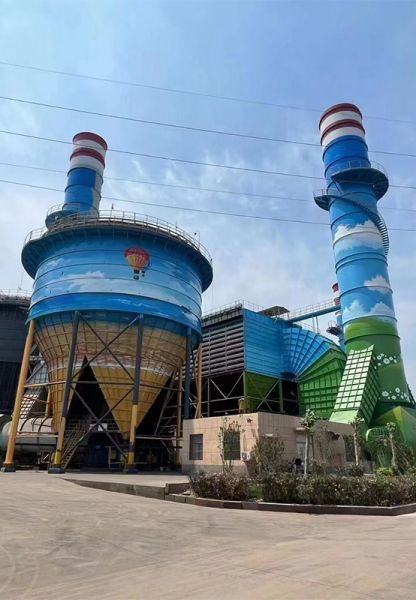 煙囪美化、煙囪彩繪