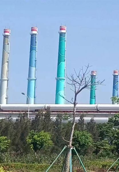 煙囪刷航標、煙囪刷涂料